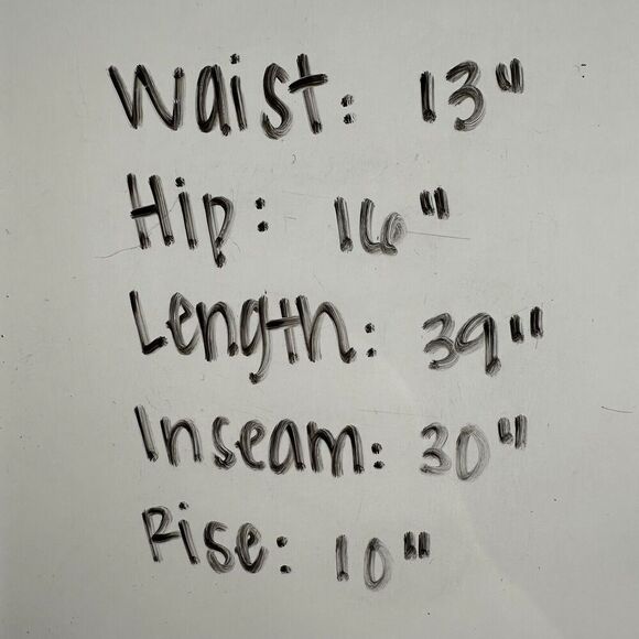 Faded Glory Vtg 70s Flare Bell Bottom Denim Jeans Scovill USA Made Roller Girl - Picture 10 of 10